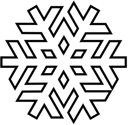 Snowflake Coloring Pages on Snowflake Coloring Page