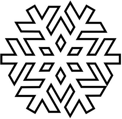 Snowflake Coloring Pages